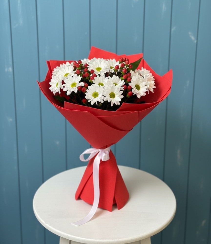 Букет цветов из: Хризантемы в Верхней Хаве