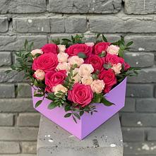 Цветочная композиция из Розы в коробке в Верхней Хаве