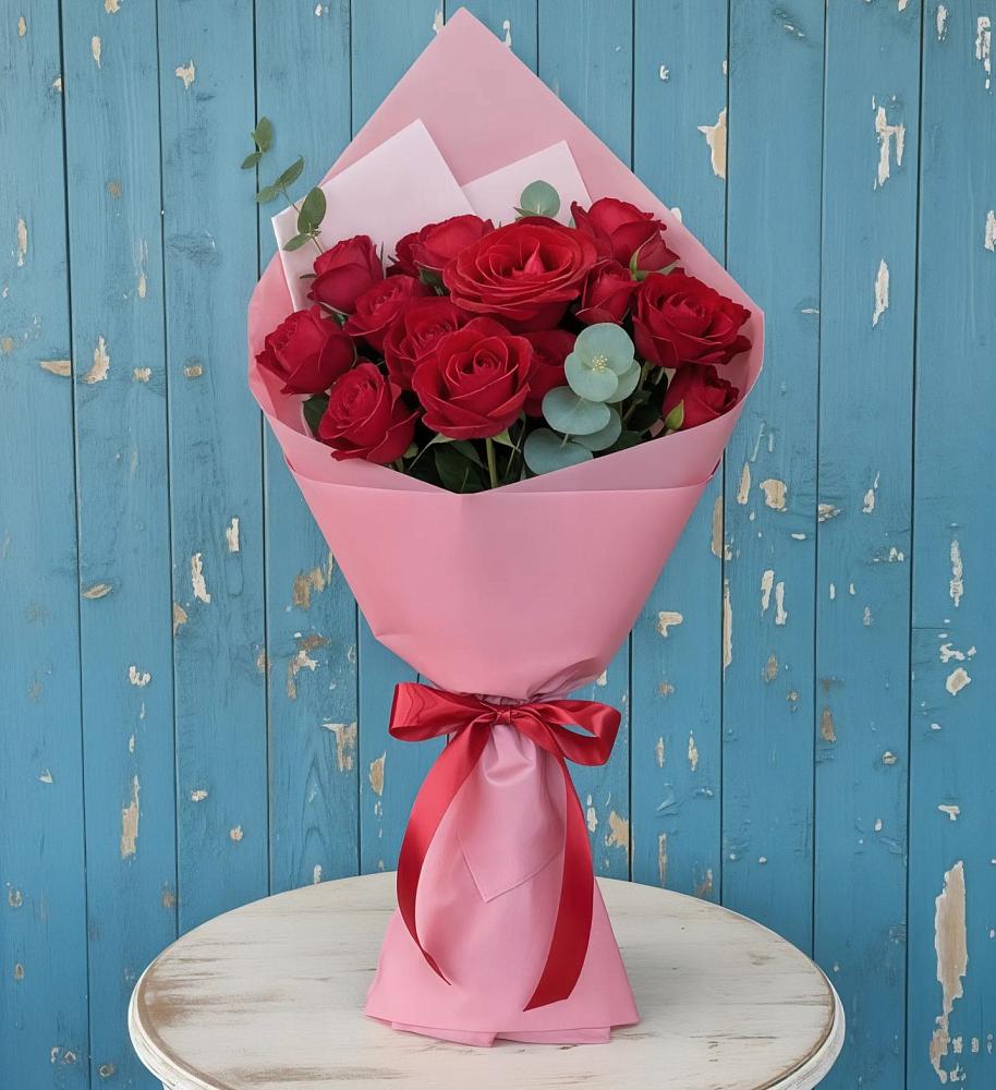 Букет цветов из: Розы в Верхней Хаве