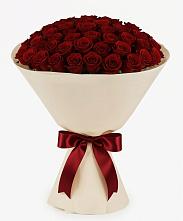 Букет 101 Бордовая роза Блэк Бакарра в Верхней Хаве