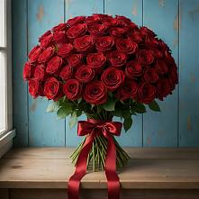 Букет Красные розы Блэк Меджик в Верхней Хаве