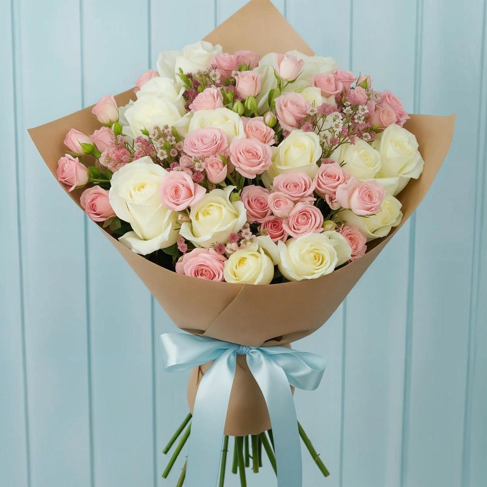 Букет цветов из: Розы в Верхней Хаве