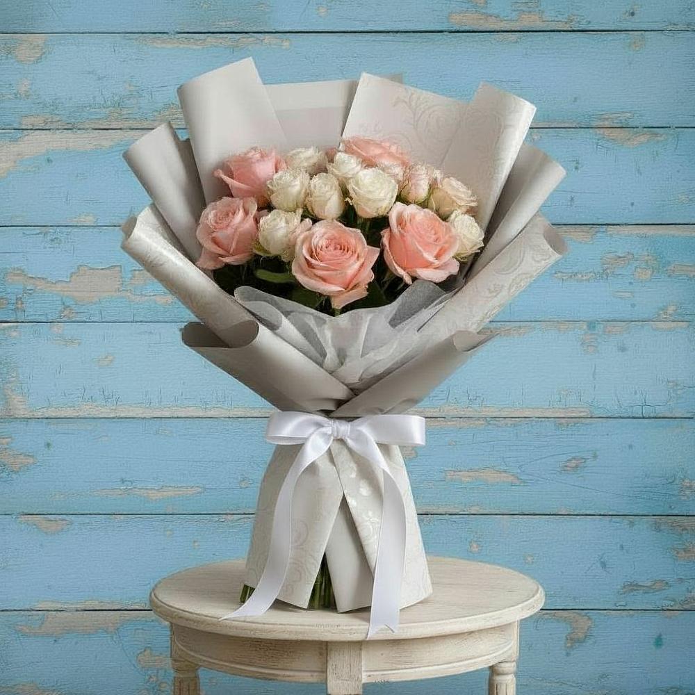 Букет цветов из: Розы в Верхней Хаве