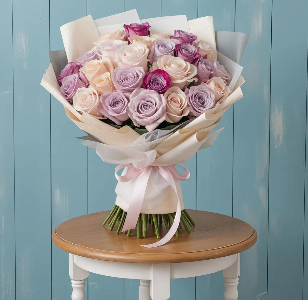 Букет цветов из: Розы в Верхней Хаве