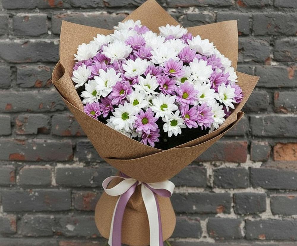 Букет цветов из: Хризантемы в Верхней Хаве