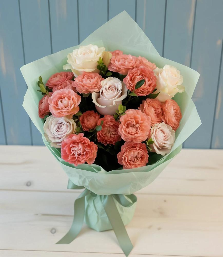 Букет цветов из: Розы в Верхней Хаве