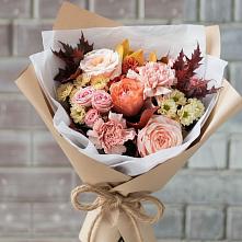 Букет цветов из:  Гвоздики, Хризантемы и Розы в Верхней Хаве