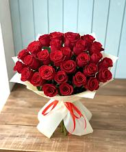 Букет 29 Красных роз в Верхней Хаве
