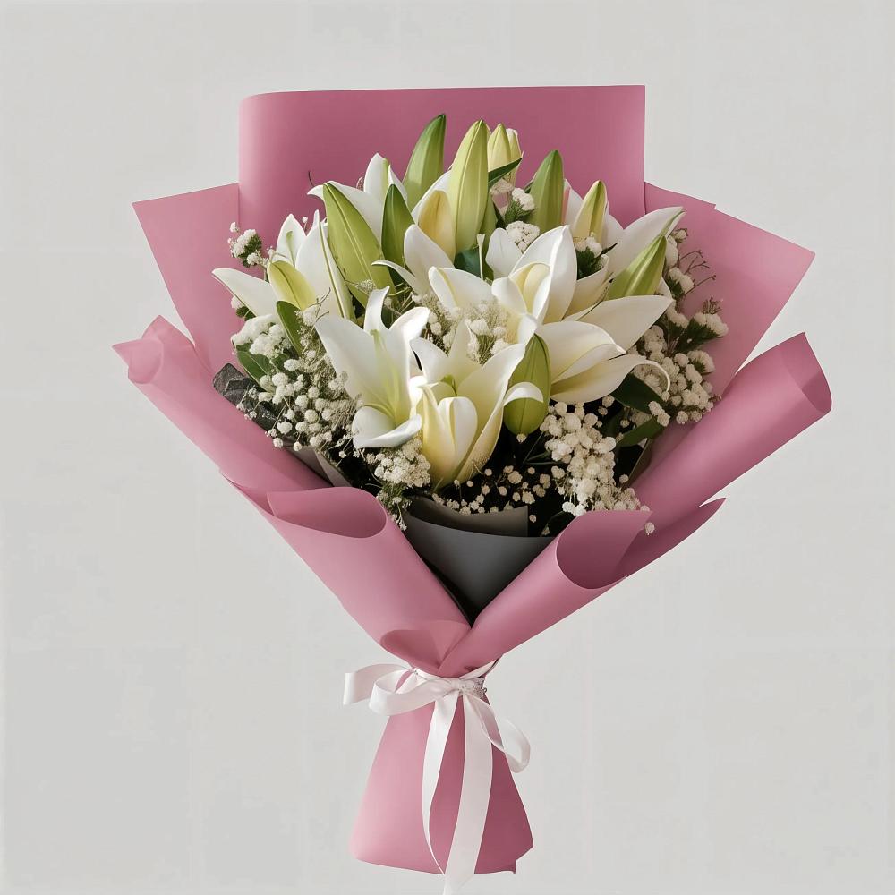 Букет цветов из: Лилии в Верхней Хаве