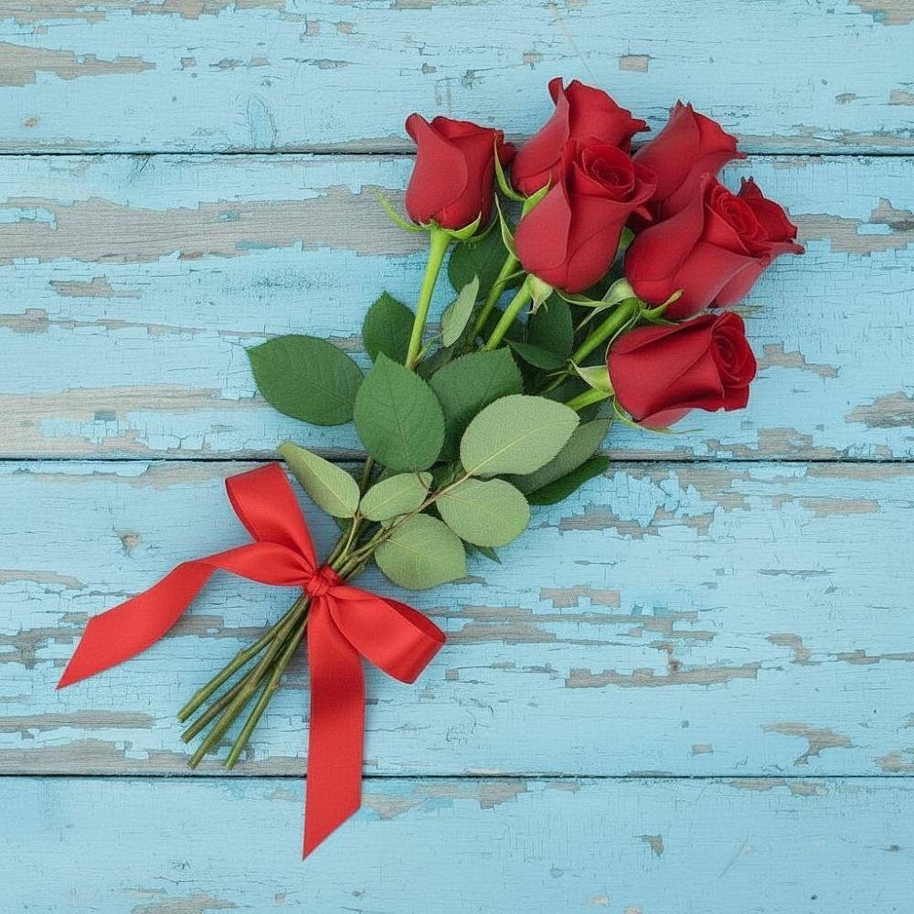 Букет Красные розы в Верхней Хаве