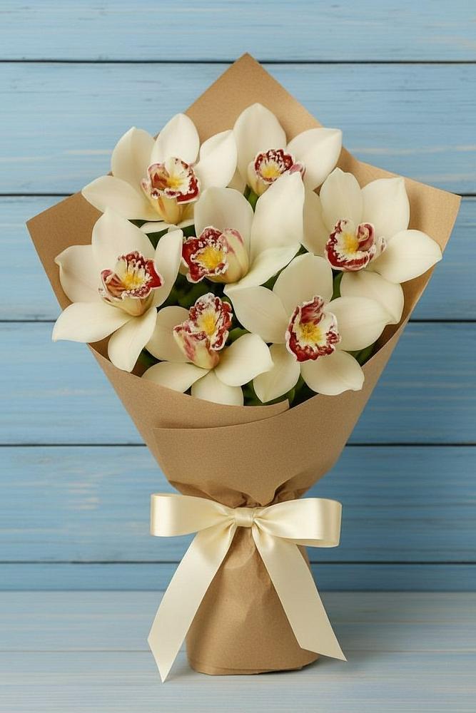 Букет цветов из: Орхидеи и Розы в Верхней Хаве