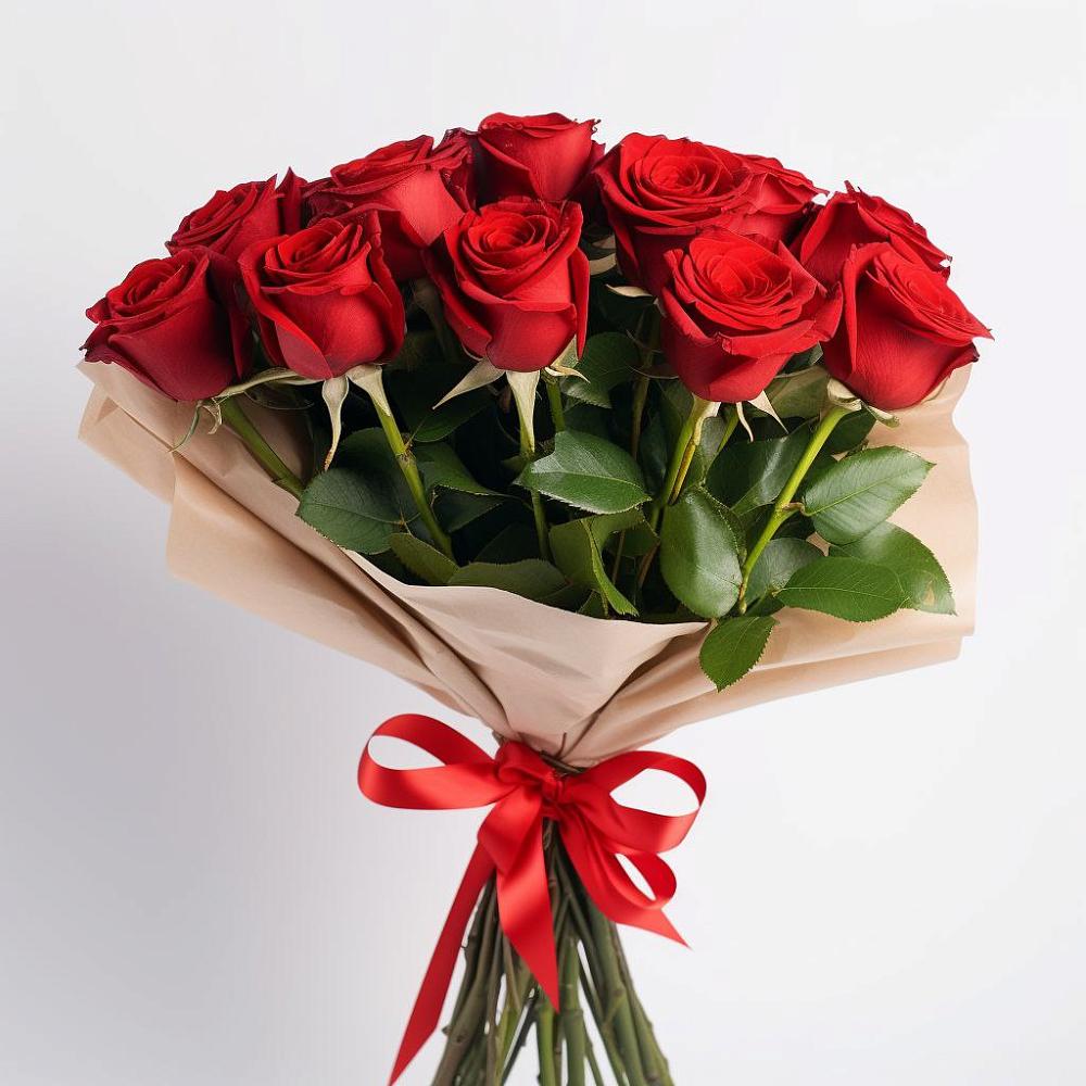 Букет 11 Красных роз Эдлесс Лав в Верхней Хаве